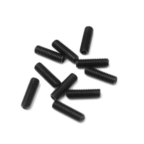 M3x10mm Set Screws (black, 10pcs) - Xtreme RC