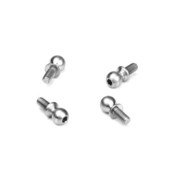 Ball Stud (5.5mm, short neck, 6mm thread, 4pcs) - Xtreme RC