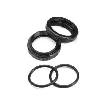 Shock Adjustment Collars (aluminum, EB410, 2pcs) - Xtreme RC