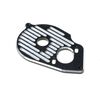 Motor Plate, Machined Aluminum, Black: 22S Sprint - Xtreme RC