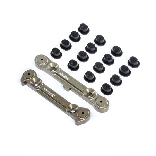 Adjustable Rear Hinge Pin Brace w/Inserts: 8X - Xtreme RC