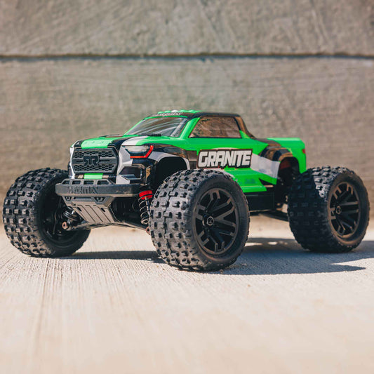 1/18 GRANITE GROM 4X4 RTR Brushed Monster Truck (Battery & Charger Included), Green