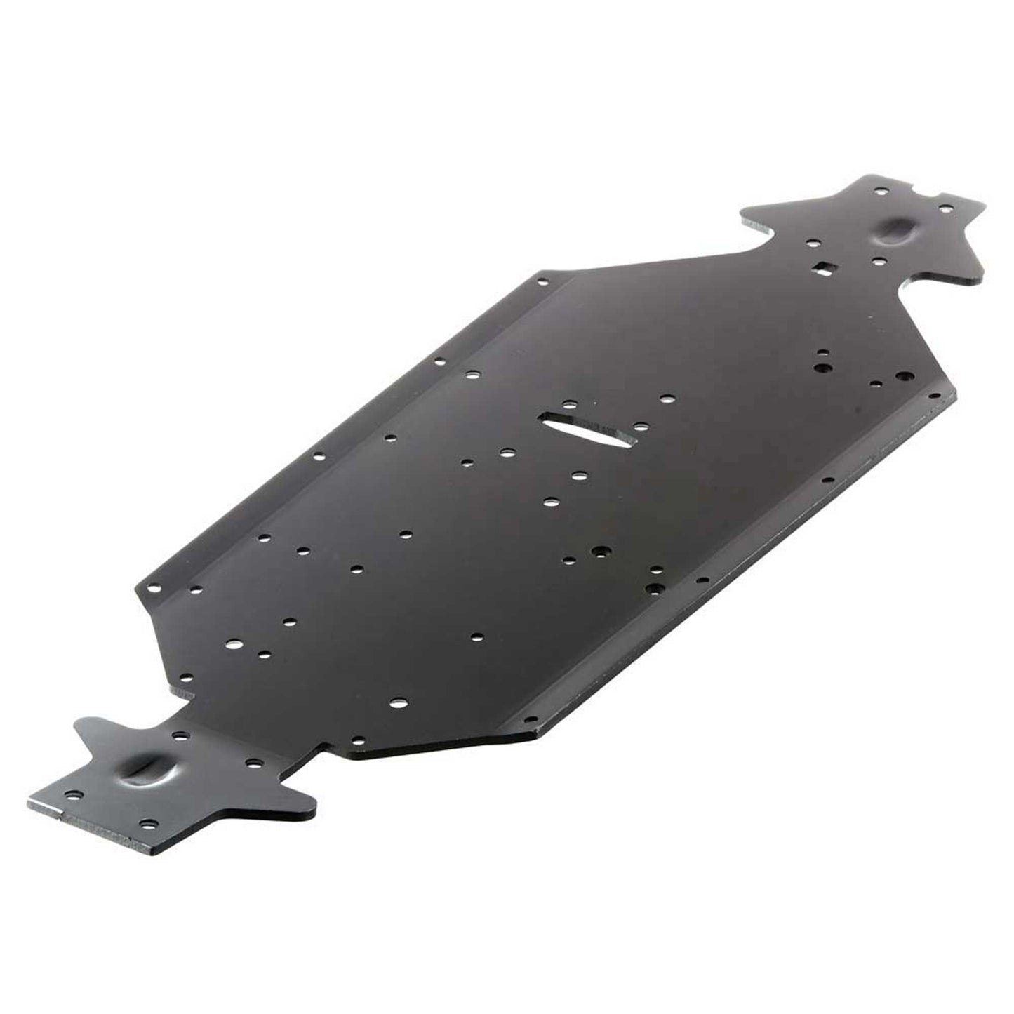 Chassis Aluminum SWB, Silver/Blue