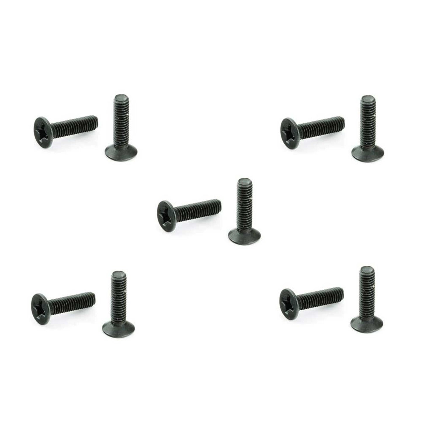 Flat Head Cross Machine Screw 3x12mm (10)