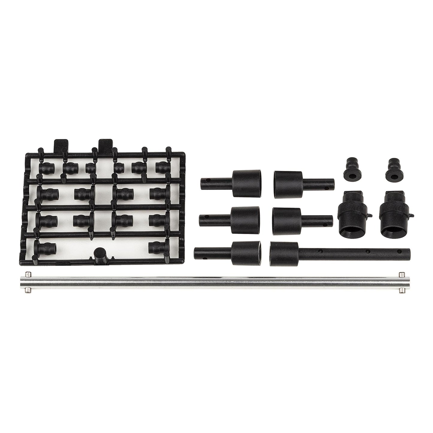 Reflex14R Outdrives,Pivot Balls,&Center Driveshaft