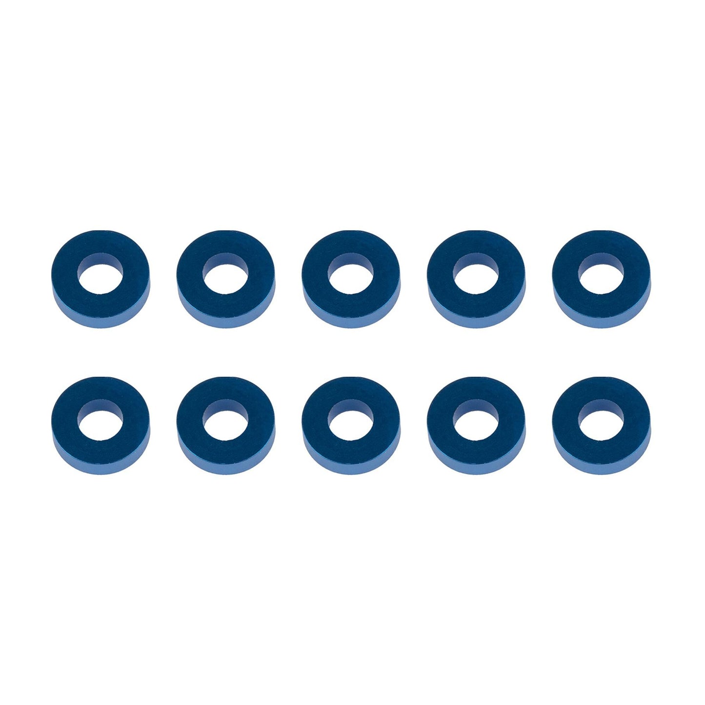 Washers, 7.8x3.5x2.0mm, blue aluminum