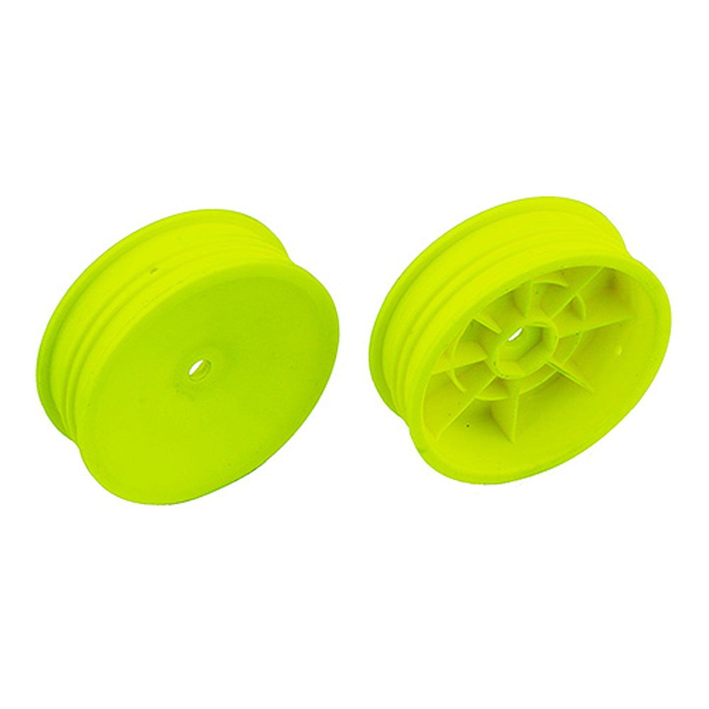2WD Slim Front Wheels, 2.2, 12mm hex, yellow