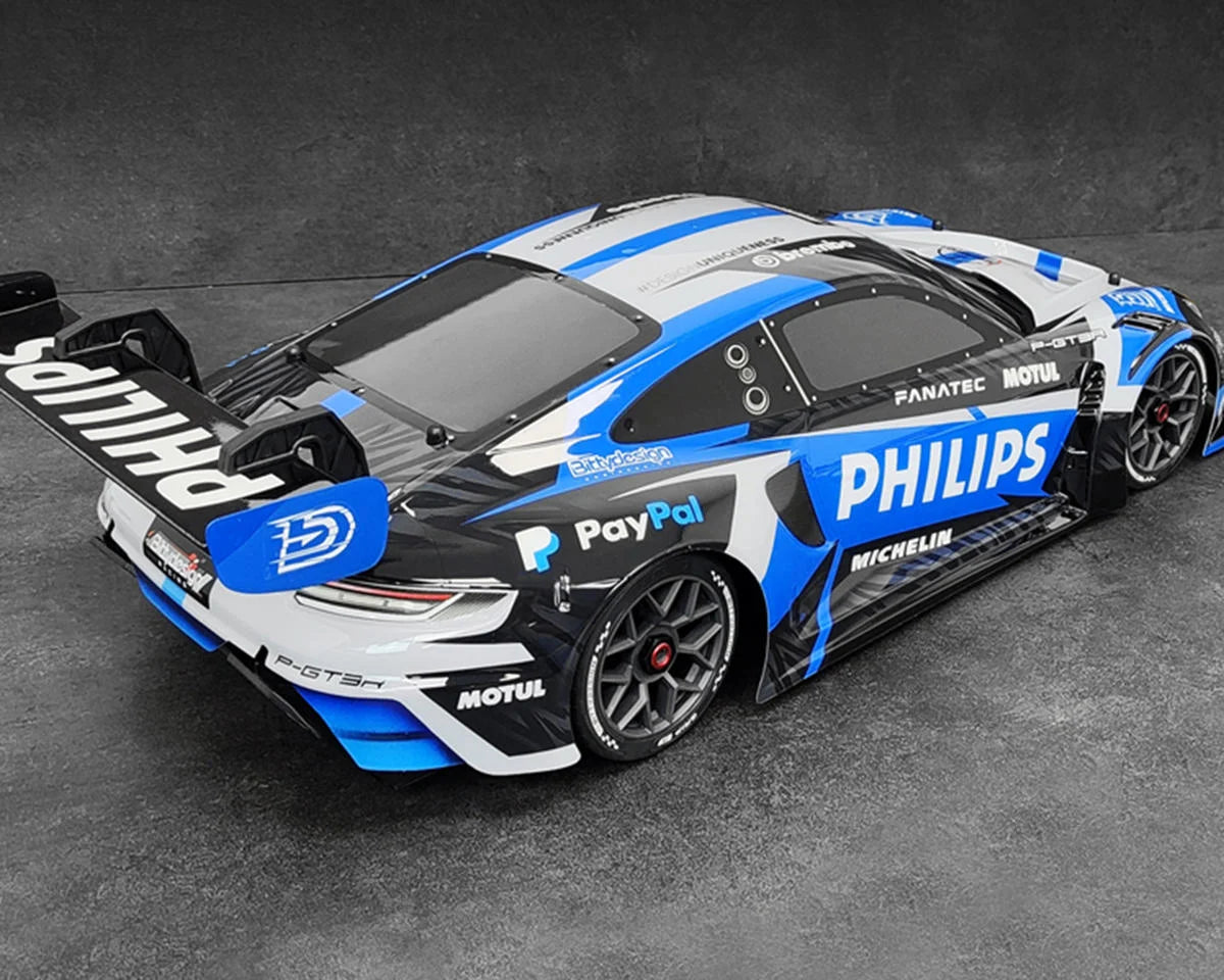 Bittydesign P-GT3R Pre-Cut 1/7 Supercar Body (Clear) - Xtreme RC