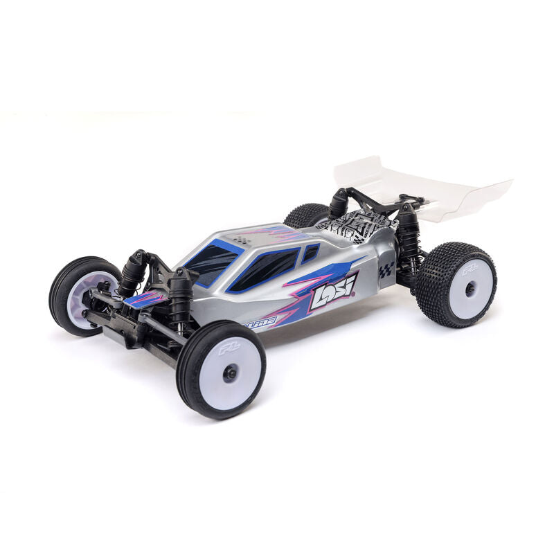 Micro-B 2WD Buggy, Silver RTR - Xtreme RC