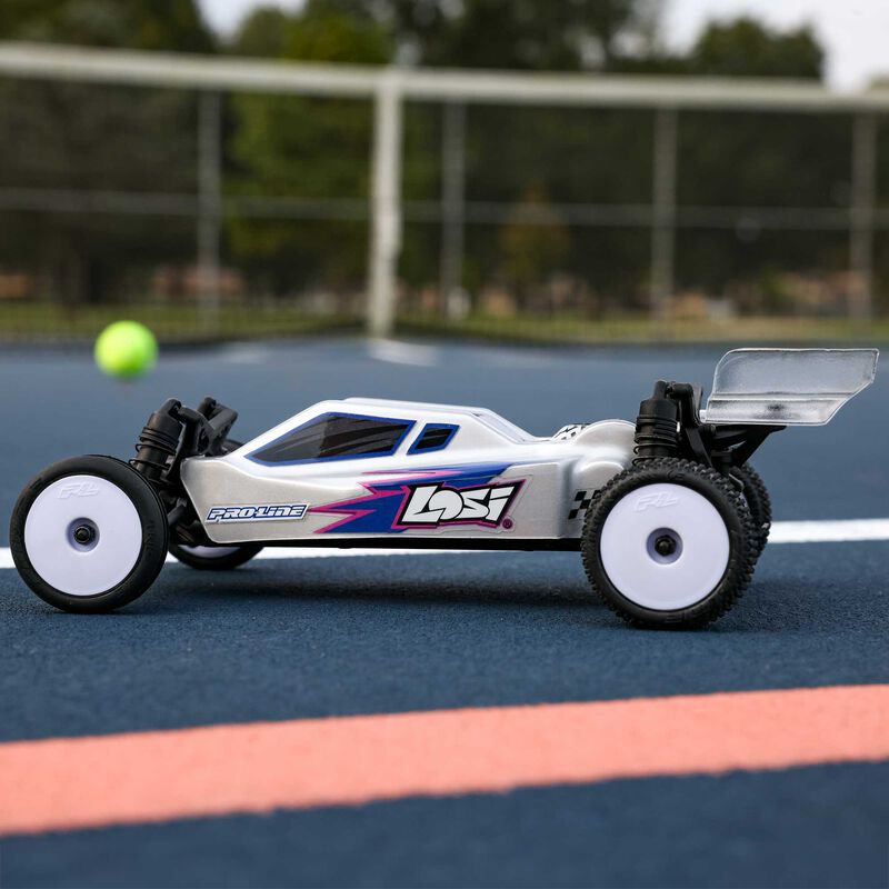 Micro-B 2WD Buggy, Silver RTR - Xtreme RC