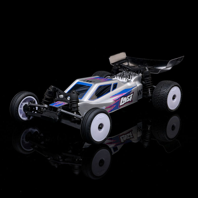 Micro-B 2WD Buggy, Silver RTR - Xtreme RC