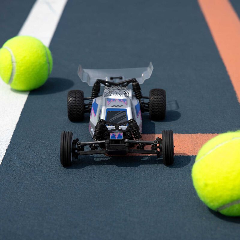 Micro-B 2WD Buggy, Silver RTR - Xtreme RC