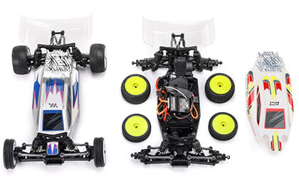 Micro-B 2WD Buggy, Silver RTR - Xtreme RC