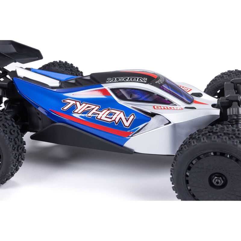 TYPHON GROM 4x4 SMART Small Scale Buggy Blue/Silver - Xtreme RC