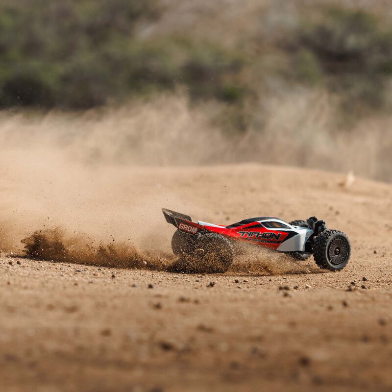 TYPHON GROM 4x4 SMART Small Scale Buggy Red/White - Xtreme RC