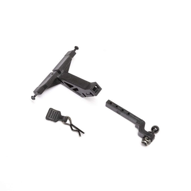 SCX24 Flat Bed Vehicle Trailer with LED Taillights:1/24th - Xtreme RC