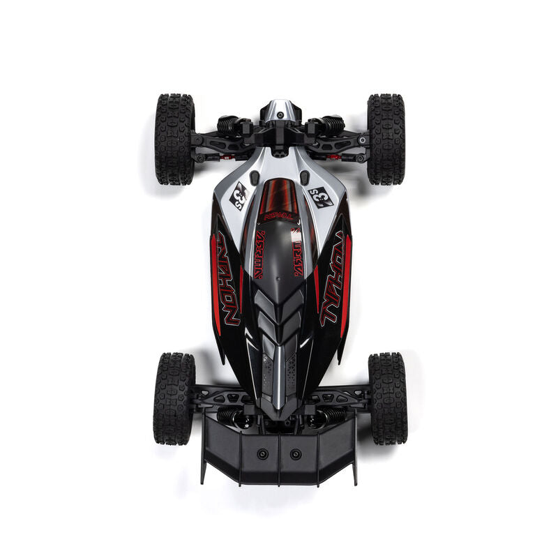TYPHON GROM 4X4 223S BLX BRUSHLESS SMALL SCALE BUGGY RTR WITH DSC, SILVER - Xtreme RC