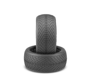 J Concepts Ellipse Aqua 2 Compound (Soft) Tires (2), fits 4.0" 1/8th Truck (Truggy) Wheels - Xtreme RC