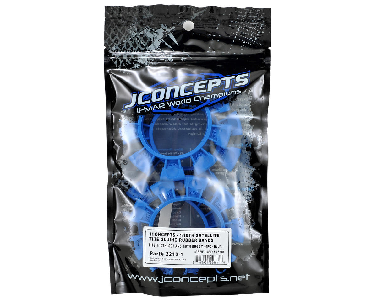 Satellite Tire Gluing Rubber Bands - Blue - Xtreme RC