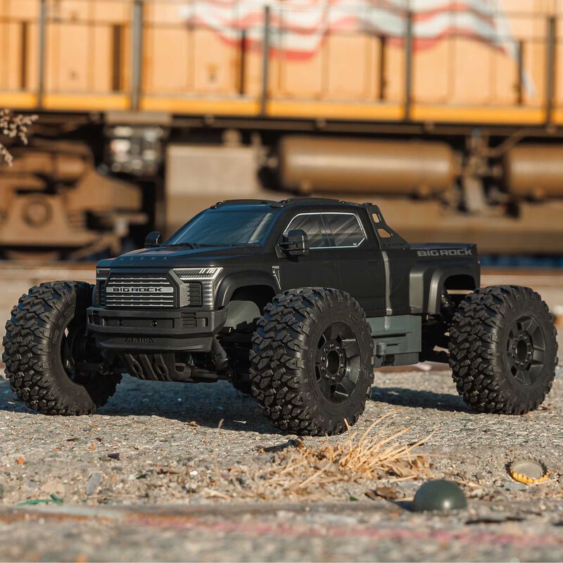 1/10 BIG ROCK 4X4 223S BLX BRUSHLESS STREET TRUCK RTR WITH DSC, (Black) - Xtreme RC