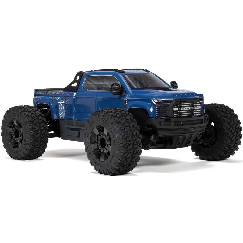 1/10 BIG ROCK 4X4 223S BLX BRUSHLESS STREET TRUCK RTR WITH DSC, (Blue) - Xtreme RC