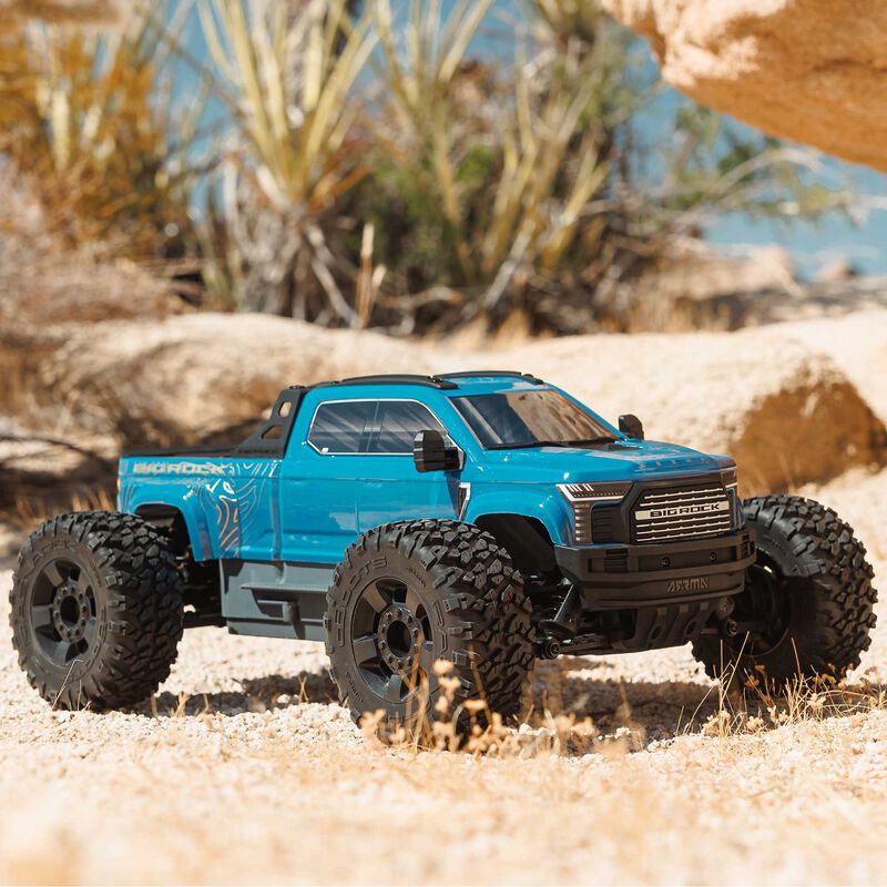 1/10 BIG ROCK 4X4 223S BLX BRUSHLESS STREET TRUCK RTR WITH DSC, (Blue) - Xtreme RC
