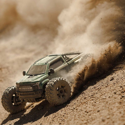 1/10 BIG ROCK 4X4 223S BLX BRUSHLESS STREET TRUCK RTR WITH DSC, (Green) - Xtreme RC
