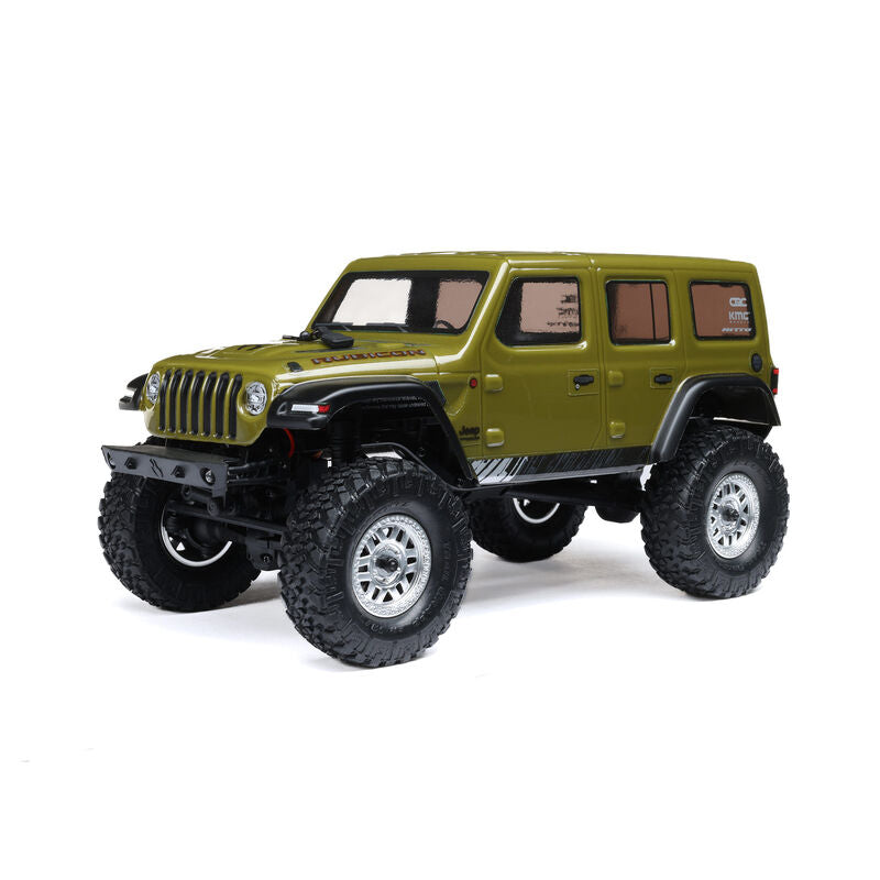 SCX24 2019 Jeep Wrangler JLU CRC, Green: 1/24 4WD RTR - Xtreme RC