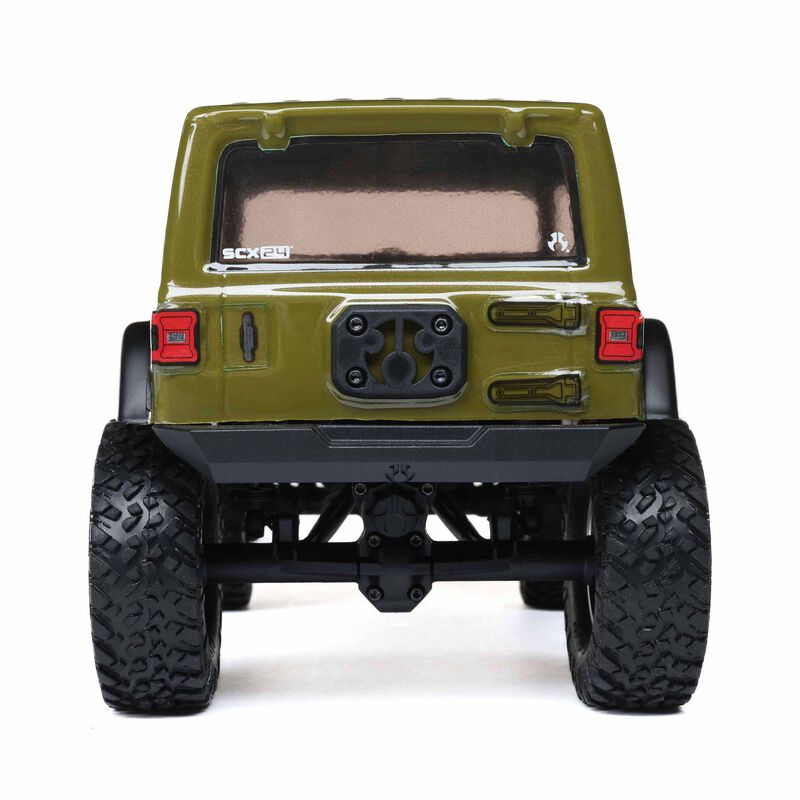 SCX24 2019 Jeep Wrangler JLU CRC, Green: 1/24 4WD RTR - Xtreme RC