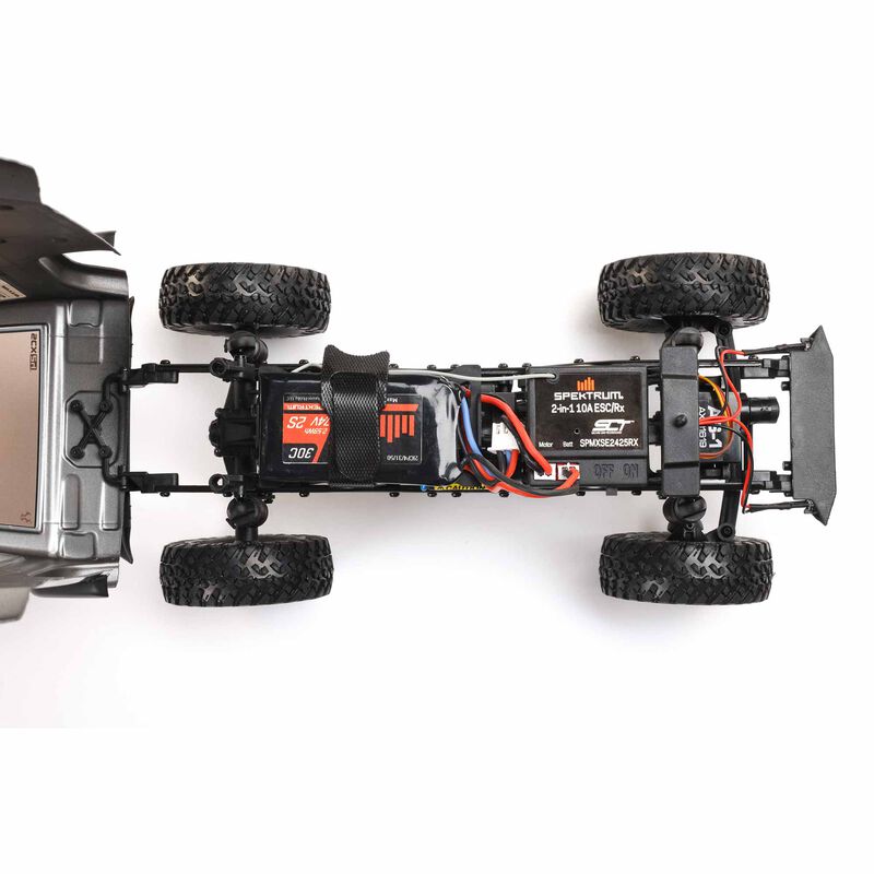 SCX24 2019 Jeep Wrangler JLU CRC, Gray: 1/24 4WD RTR - Xtreme RC