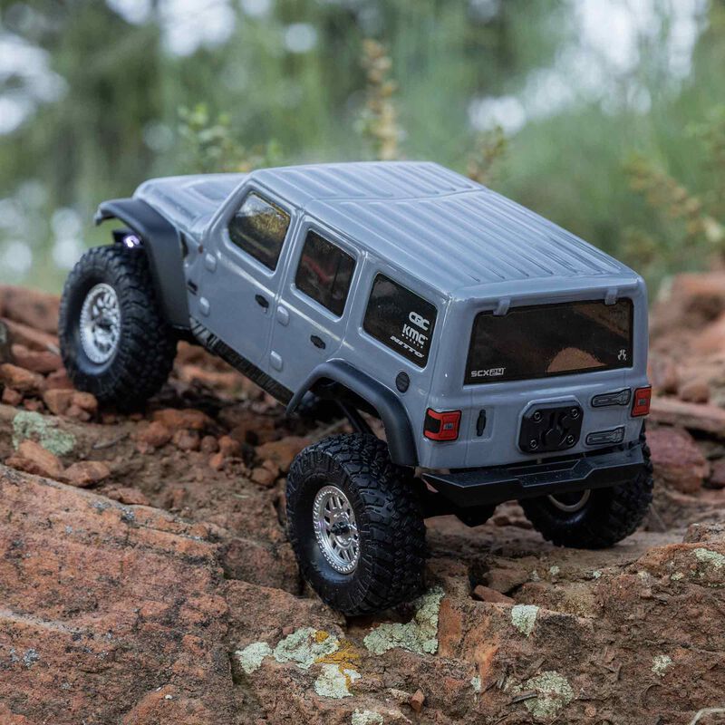 SCX24 2019 Jeep Wrangler JLU CRC, Gray: 1/24 4WD RTR - Xtreme RC