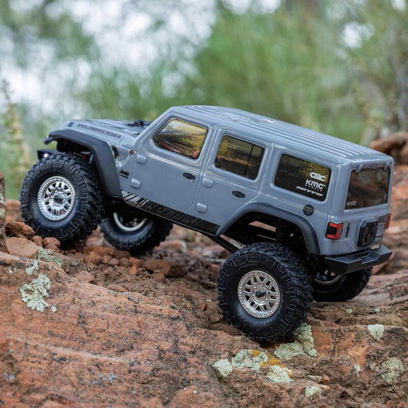 SCX24 2019 Jeep Wrangler JLU CRC, Gray: 1/24 4WD RTR - Xtreme RC
