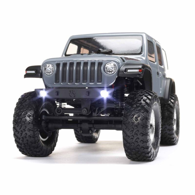SCX24 2019 Jeep Wrangler JLU CRC, Gray: 1/24 4WD RTR - Xtreme RC