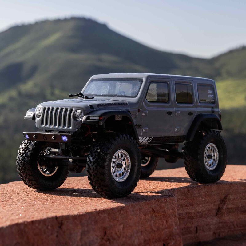 SCX24 2019 Jeep Wrangler JLU CRC, Gray: 1/24 4WD RTR - Xtreme RC