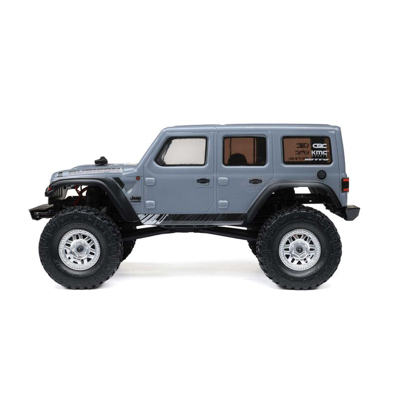 SCX24 2019 Jeep Wrangler JLU CRC, Gray: 1/24 4WD RTR - Xtreme RC