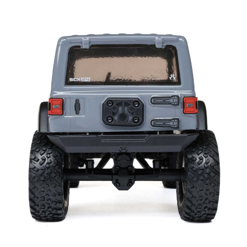 SCX24 2019 Jeep Wrangler JLU CRC, Gray: 1/24 4WD RTR - Xtreme RC
