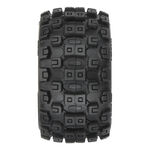 Badlands MX 1.85" All-Terrain Truck Tires (4) Mounted on Raid Black 12mm Hex Wheels for Granite GROM 4x4 Front or Rear - Xtreme RC