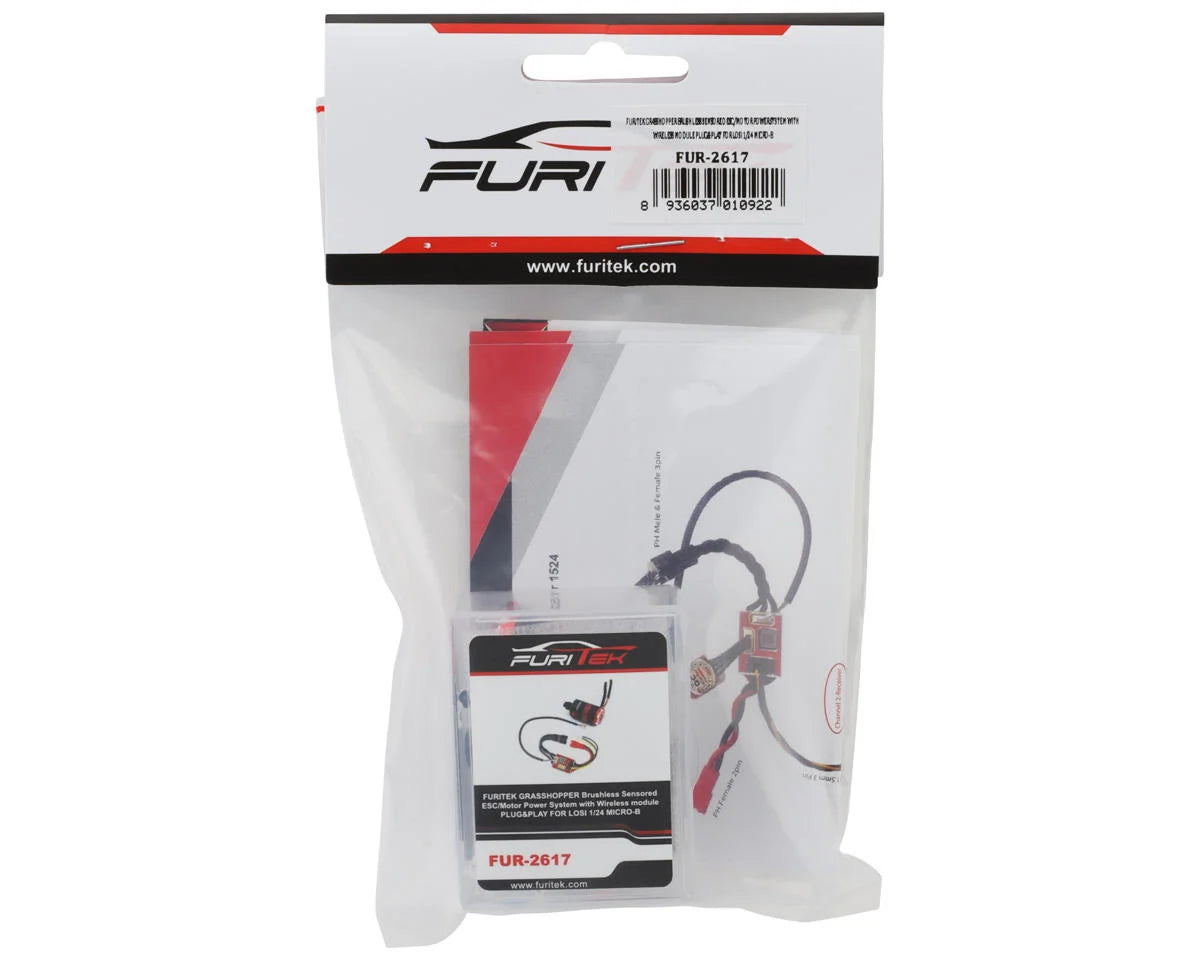 Furitek Losi™ Micro-B Grasshopper Brushless Sensored ESC & Motor Power System Combo - Xtreme RC