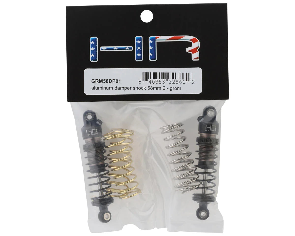 Aluminum Damper Shock 58MM (2) - GROM - Xtreme RC