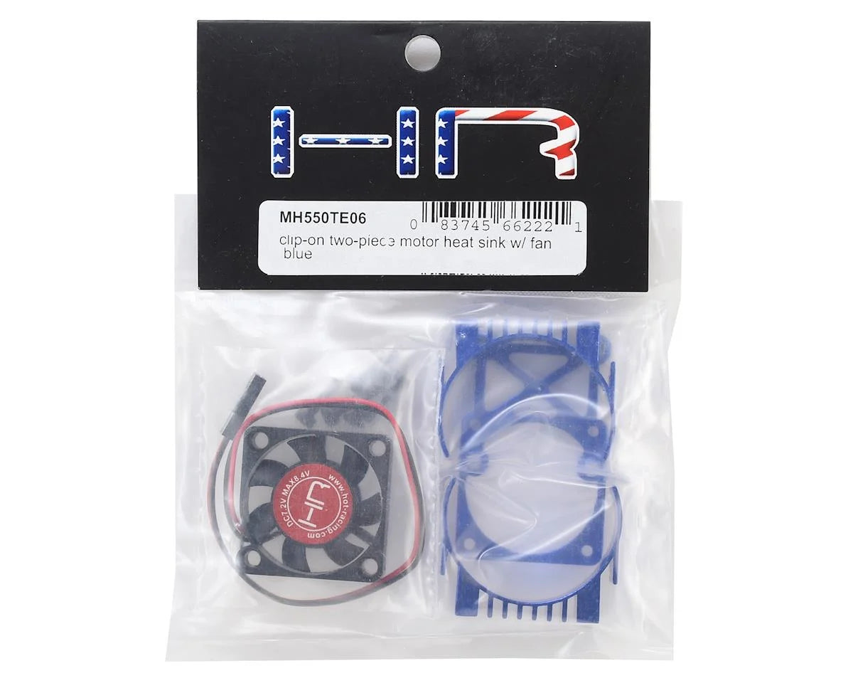 MH550TE06 Hot Racing Blue Multi Mount Fan Heat Sink 36mm Motors - Xtreme RC