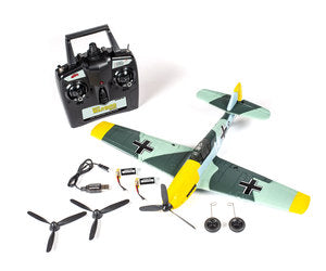 Messerschmitt Bf 109 Micro RTF Airplane with PASS (Pilot Assist Stability Software) System - Xtreme RC