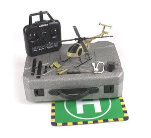 Hero-Copter Military, 4-Blade RTF Heli; Army - Xtreme RC