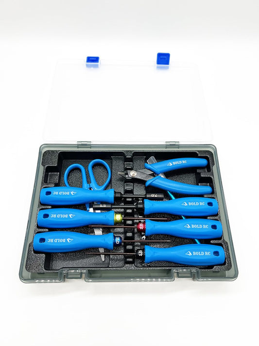 10 Piece Trail Pack Tool Set with Storage Box and Tray - Xtreme RC