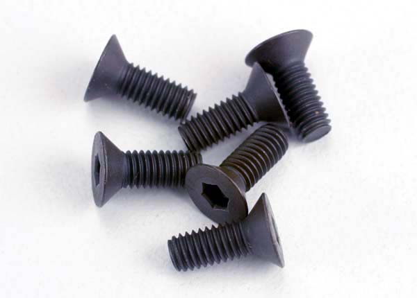 Screws, 3x8mm countersunk machine - Xtreme RC