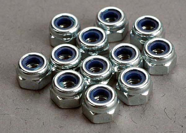 3mm Nylon Locking Nuts (12pcs) - Xtreme RC