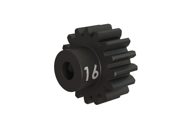 Gear, 16-T pinion (32-p), heavy duty (machined, hardened steel)/ set screw - Xtreme RC