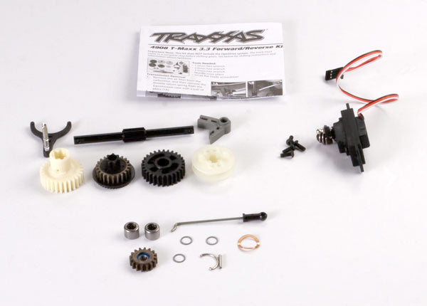 Reverse installation kit (includes all components to add mechanical reverse (no Optidrive) to T-Maxx® 3.3) (includes 2060 sub-micro servo) - Xtreme RC