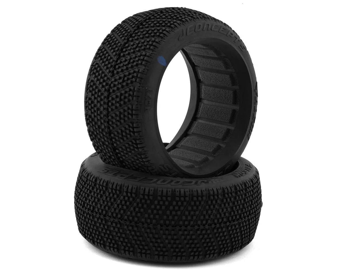 JConcepts Falcon 1/8 Off-Road Buggy Tires (2) (Blue) - Xtreme RC