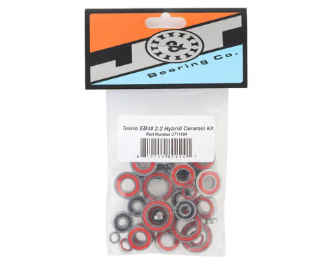 J&T Bearing Co. Tekno EB48 2.2 Bearings Kit (Hybrid Ceramic) - Xtreme RC