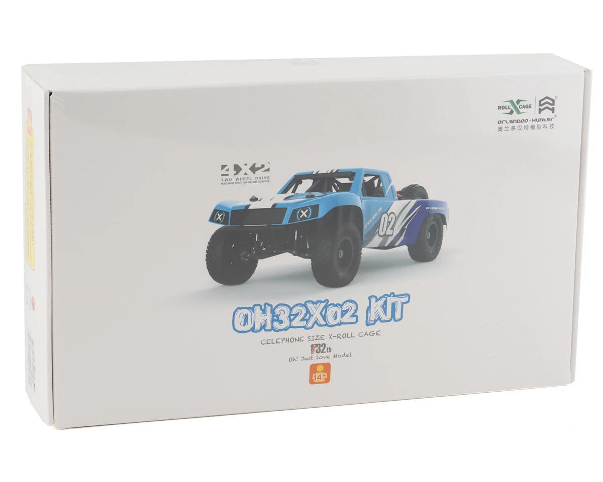 Orlandoo Hunter OH32X02 1/32 Micro 4x2 Trophy Truck Kit (Clear)